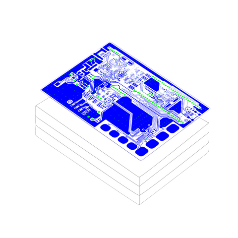 PCB layout design - 4 layers 